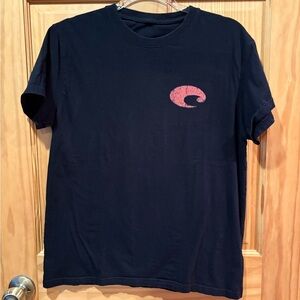 Costa Del Mar t-shirt Red/Pink Logo men’s small